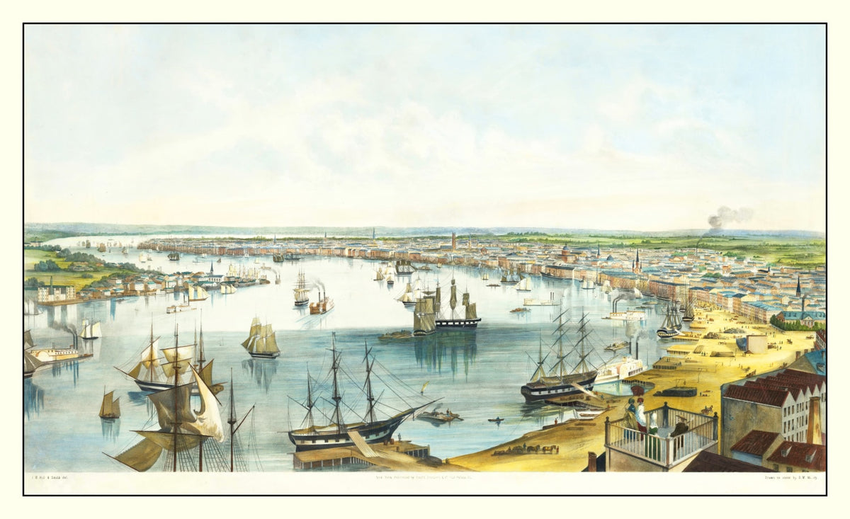 Preview of Vintage Map of New Orleans, Louisiana 1852