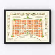 New Orleans Vintage Map 1929