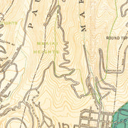 old Honolulu map