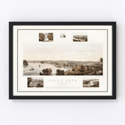 St. Paul Vintage Map 1853