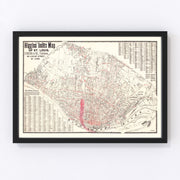 St. Louis Vintage Map 1894