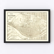 St. Louis Vintage Map 1901