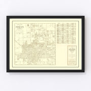Phoenix Vintage Map 1935