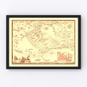 Santa Barbara Vintage Map 1930