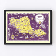 Catalina Island Vintage Map 1931