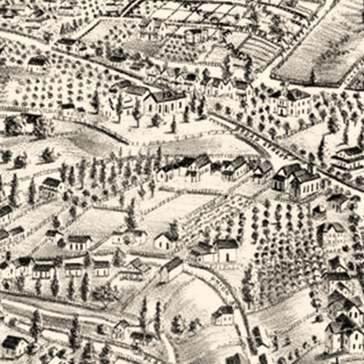Restored historic details from the 1887 city map of Auburn, California