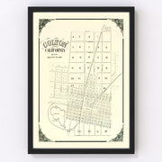 Colton Vintage Map 1887