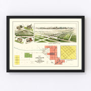 Madera Vintage Map 1889