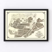 Bernal Heights Vintage Map 1889