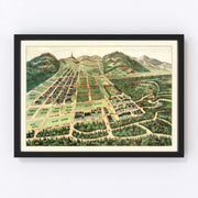 Haight Ashbury Vintage Map 1893
