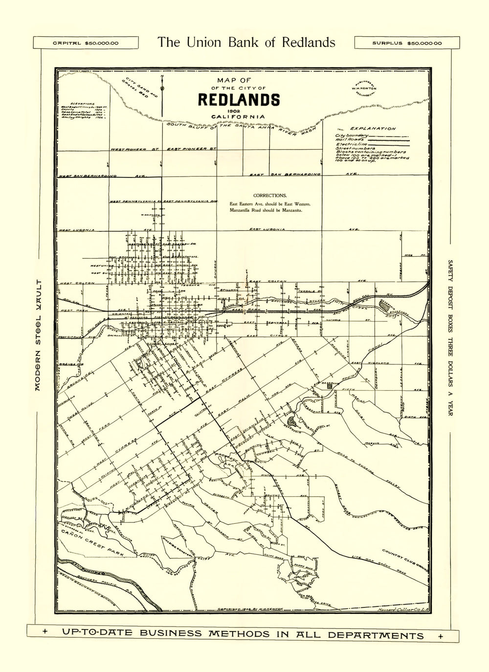 Vintage Map of San Jose, California 1899 print style example