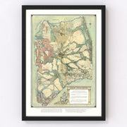 San Joaquin Vintage Map 1910