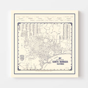 map of Santa Barbara