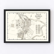 Redding Vintage Map 1920