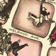 old Hollywood map