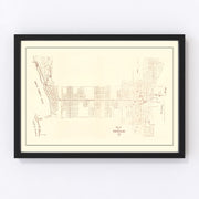 St. Petersburg Vintage Map 1918
