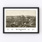 Walden Vintage Map 1887