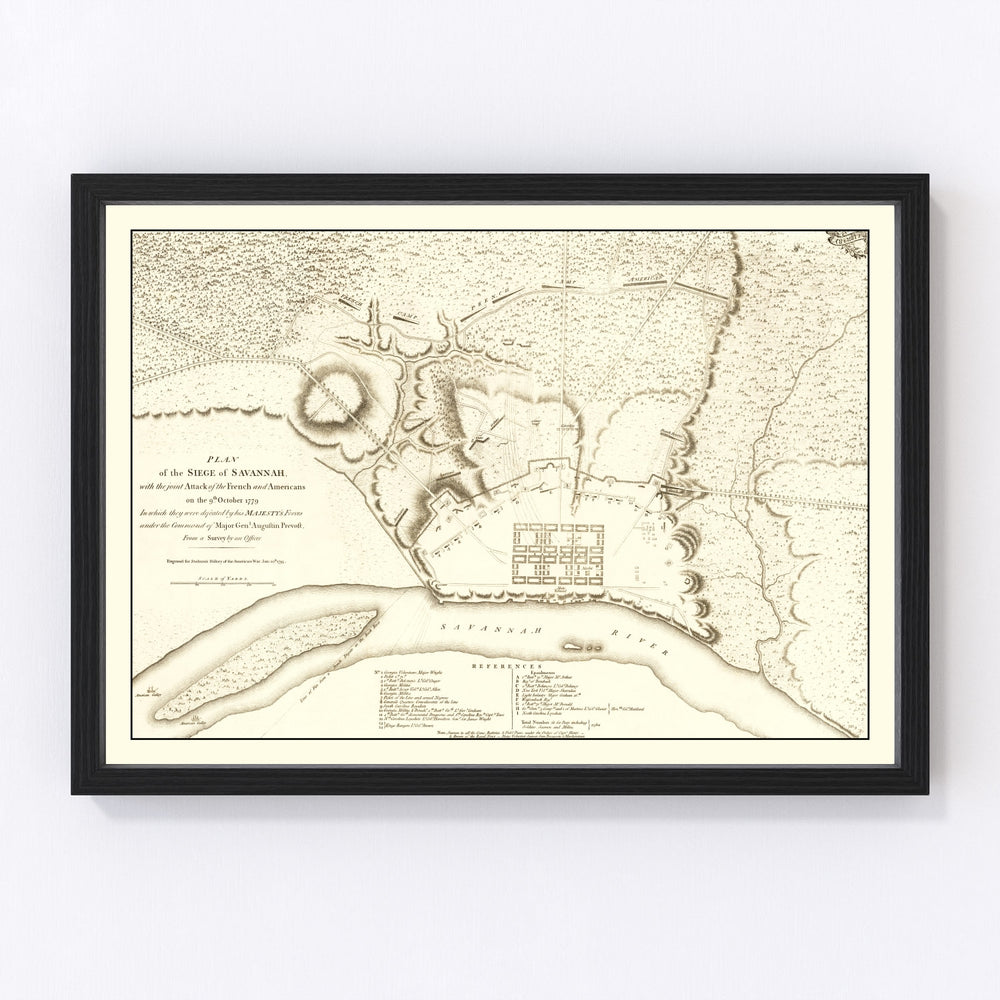 Georgia Vintage Map 1794