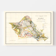 map of Oahu