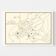 map of Honolulu
