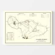 map of Maui