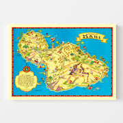 map of Maui