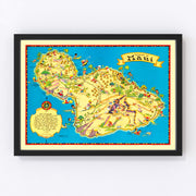 Maui Vintage Map 1931