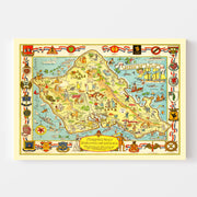 map of Oahu