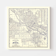 map of Boise