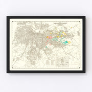 Louisville Vintage Map 1943