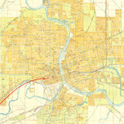 old Des Moines map