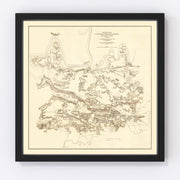 Maryland Vintage Map 1879