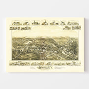 map of Shirley