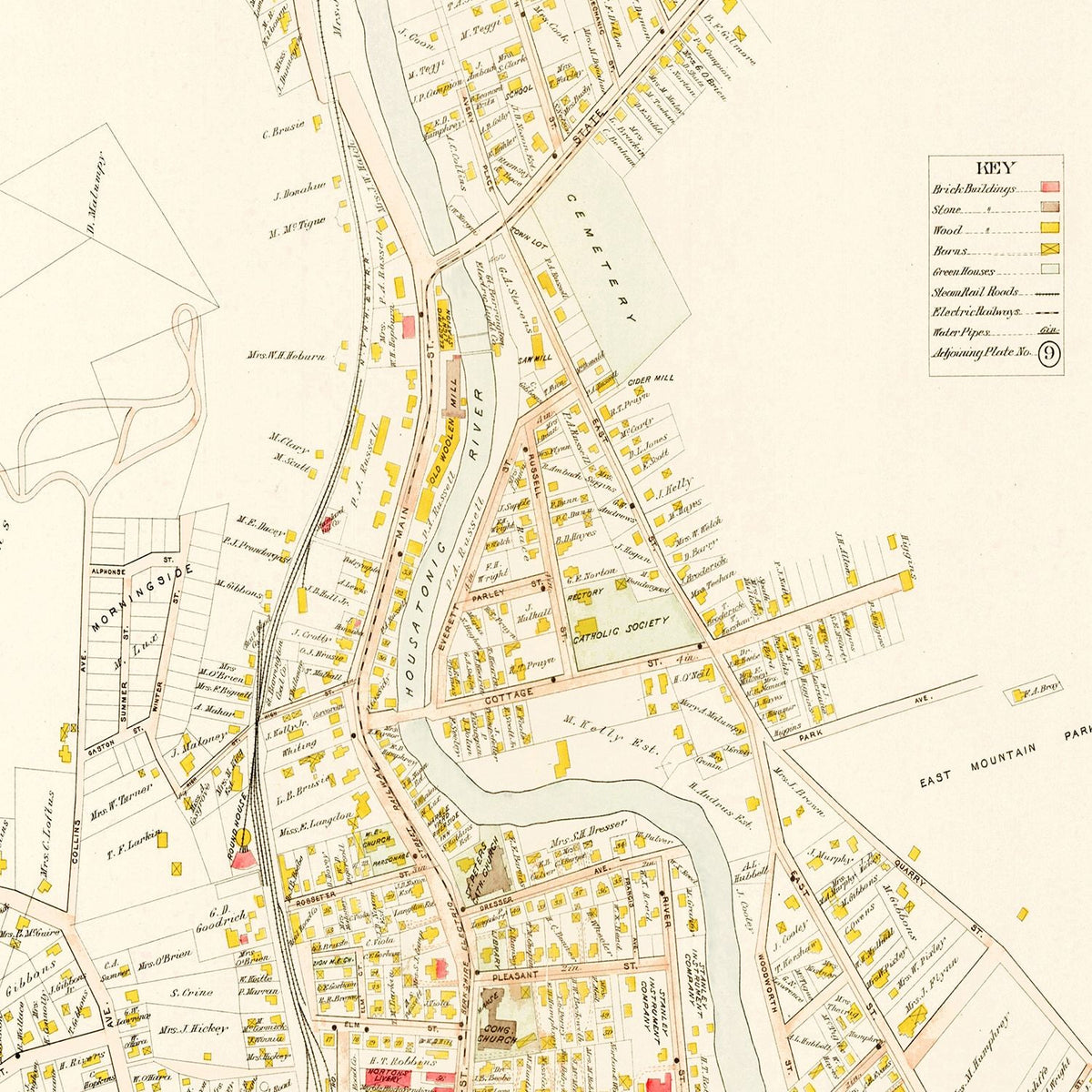 Vintage Great Barrington Massachusetts Maps