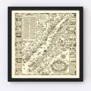 Nantucket Vintage Map 1937