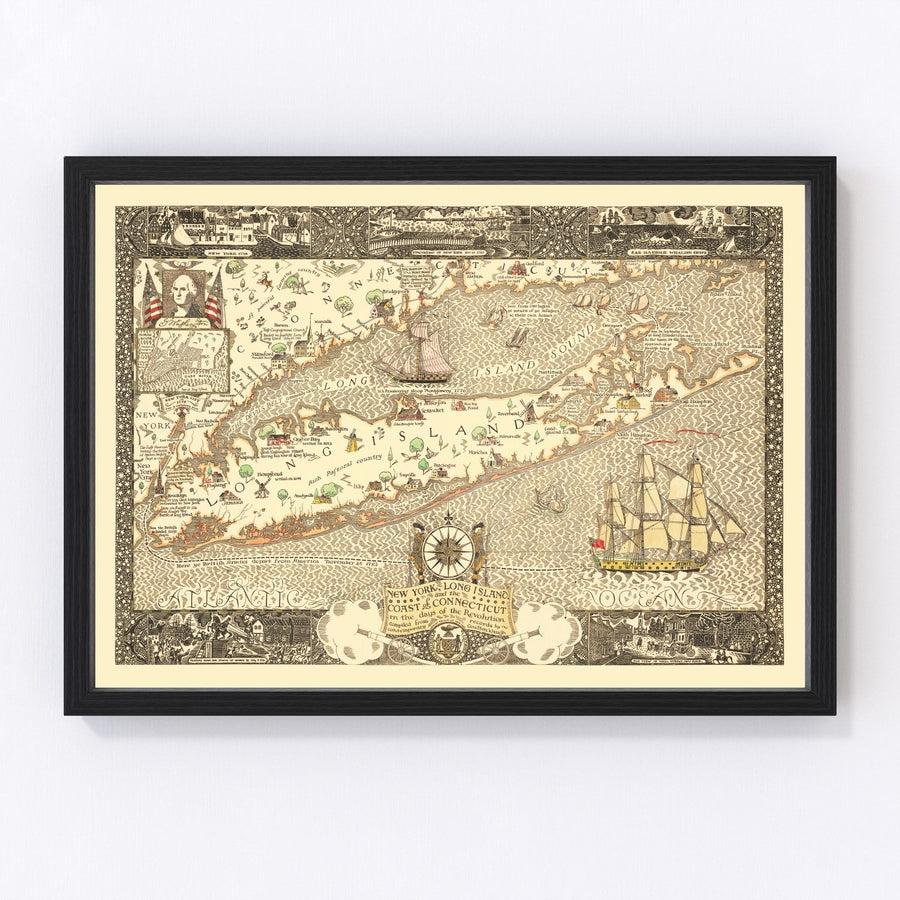 New York City Vintage Map 1931