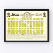 Grand Forks Vintage Map 1882