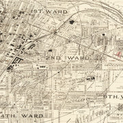 old Akron map