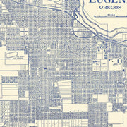old Eugene map