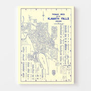 map of Klamath Falls