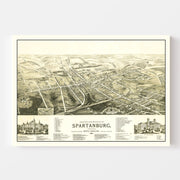 map of Spartanburg