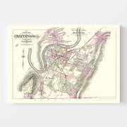 map of Chattanooga