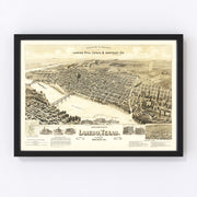 Laredo Vintage Map 1890