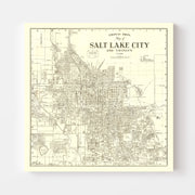 map of Salt Lake Cit