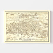 map of Burlington