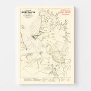 map of Norfolk