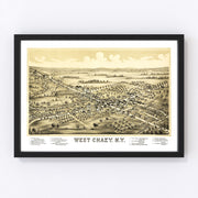 West Chazy Vintage Map 1899