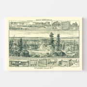 map of Spokane Falls