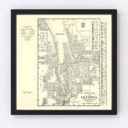Olympia Vintage Map 1920