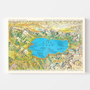 map of Lake Tahoe